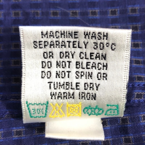 Bugatchi Shaped Fit Button Up Long Sleeve Blue Shirt - Picture 7 of 10